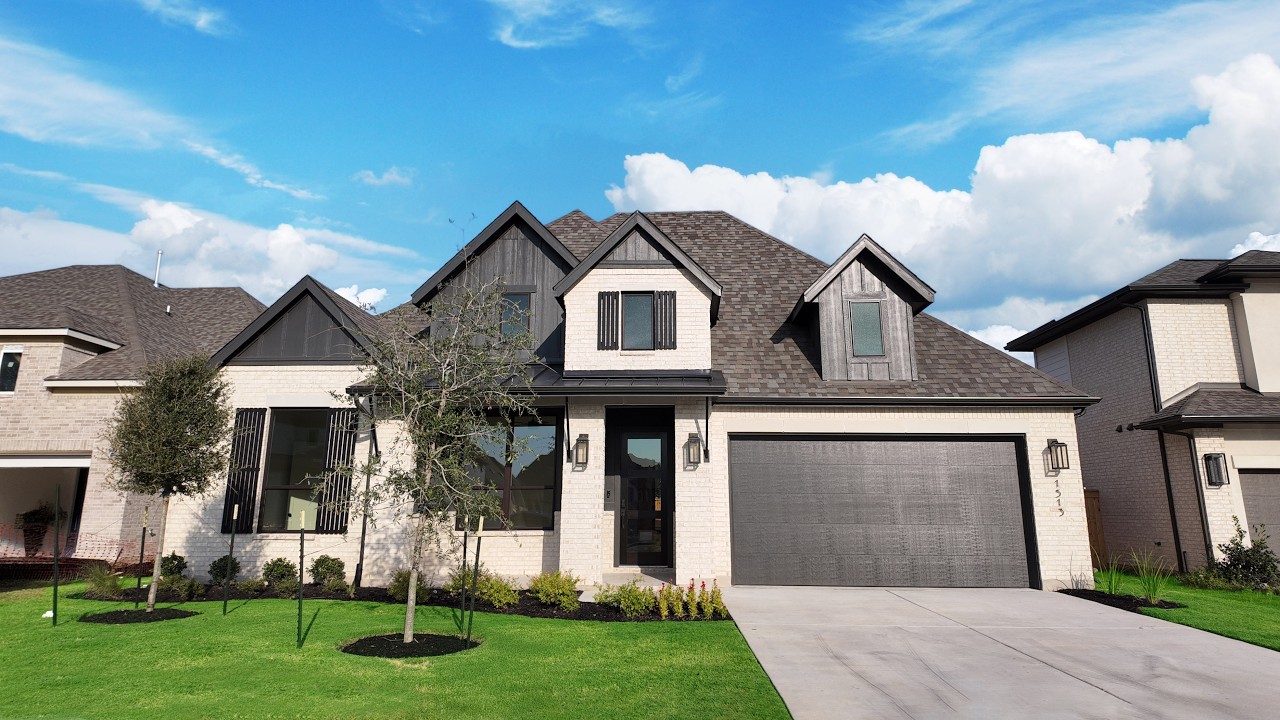 Birchwood by Highland Homes | Роскошный одноэтажный дом в Парксайд-он-те-Ривер, Джорджтаун, Техас