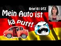 Brief B1 DTZ Ich möchte ein Auto leihen