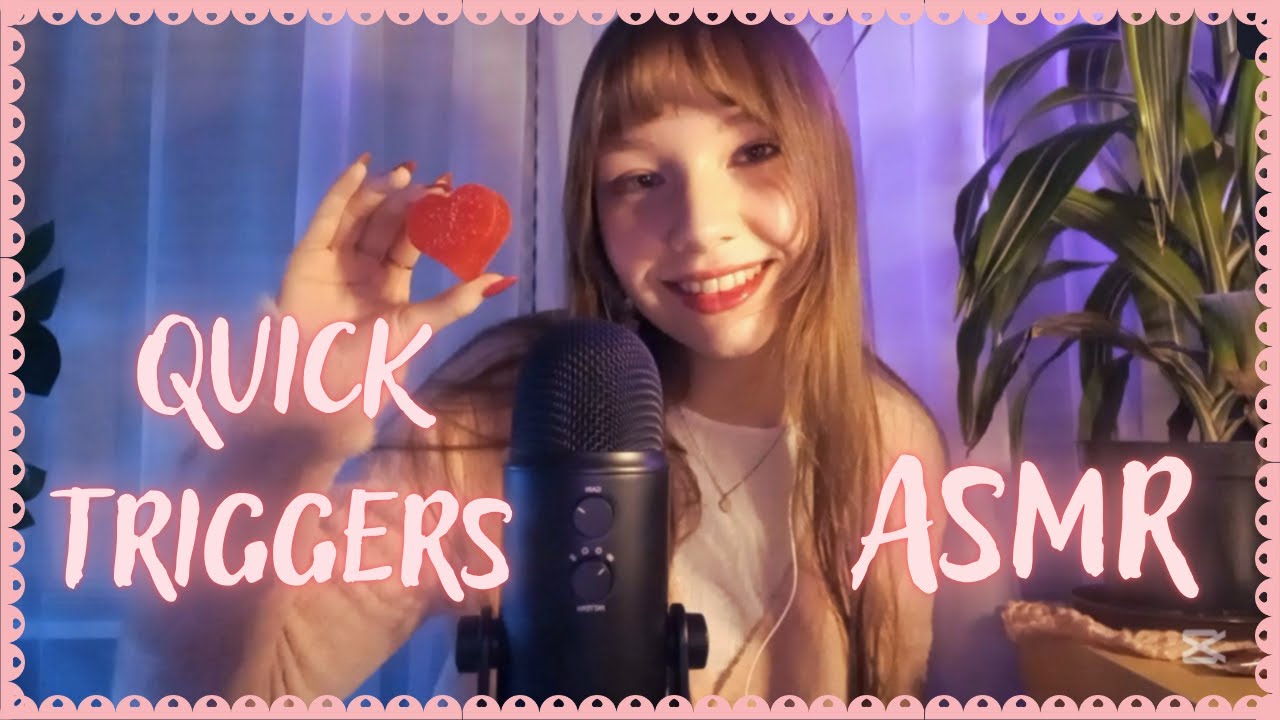ASMR Dla osób które nie mogą się skupić ✮⋆˙ ( Quick Triggers )