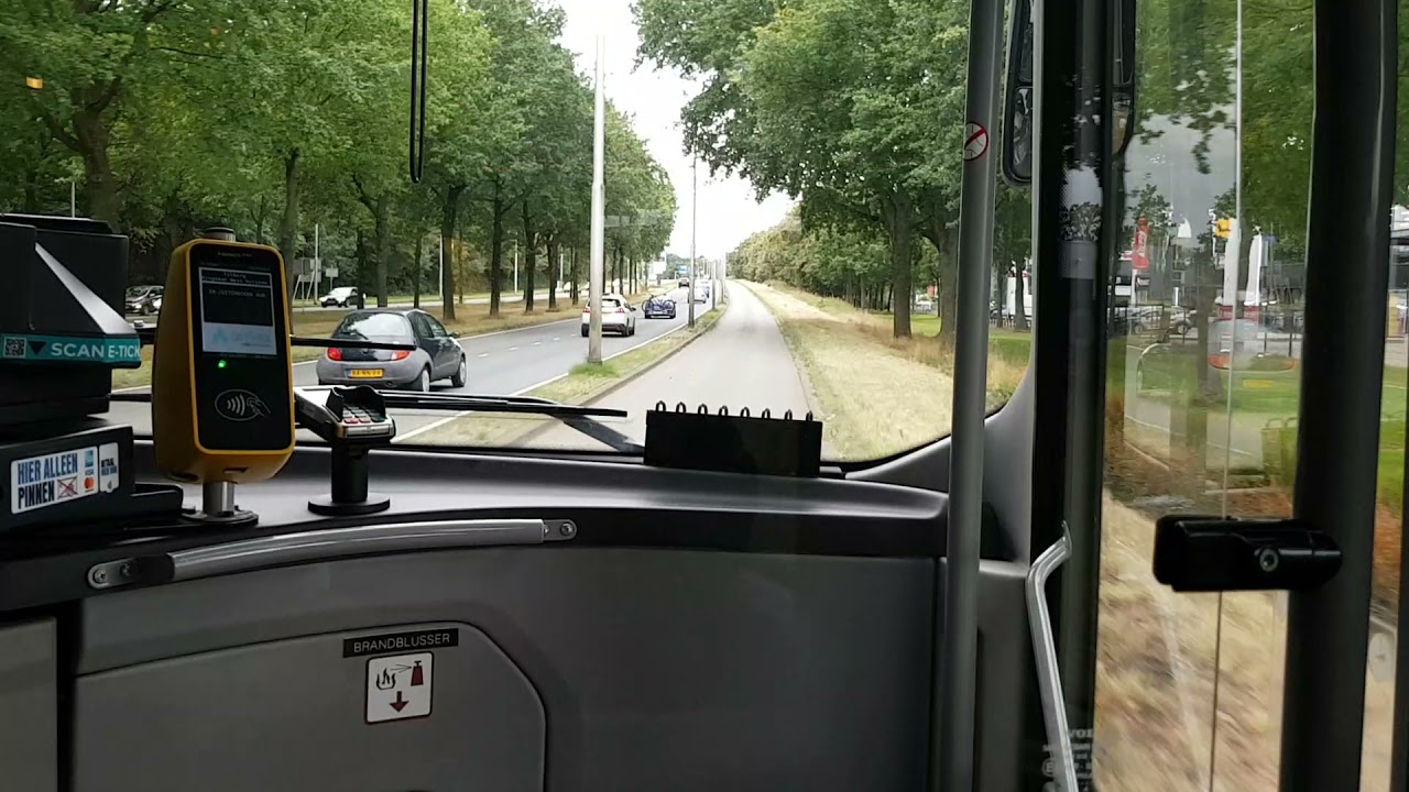 Arriva Bravo direct buslijn 301 van halte Kaatsheuvel Efteling naar Tilburg centraal station deel 1