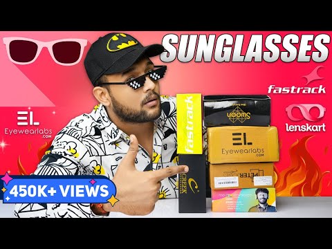 UNBOXING: Best Budget Sunglasses/Wayfarers for Men on AMAZON 🔥 Haul Review 2022 | Fastrack,