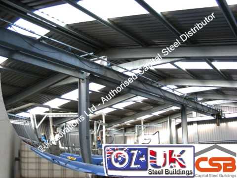 OZ UK CSB Industrial Effluent Plant Steel Building