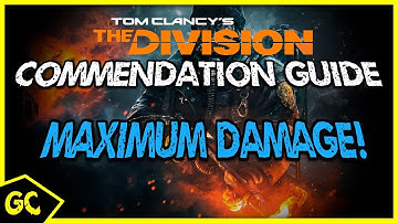Maximum Damage! Commendation | The Division Commendation Guide