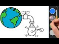 رسم وتلوين الحفاظ على المياه للاطفال/ drawing &amp; coloring save water for kids