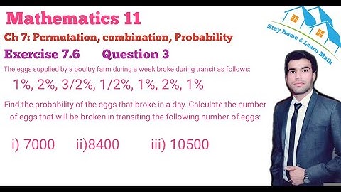 Fsc Part 1 Mathematics|| First year Math|| Ch 7 Exercise  7.6 Question No 3 in Hindi/Urdu Lecture 28