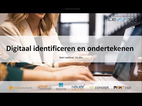 Legal IT Talks - Digitaal identificeren en ondertekenen
