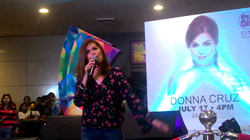 DONNA CRUZ sings 'Only me and you' / Ikaw lang at Ako' @ SM City Rosales ❤