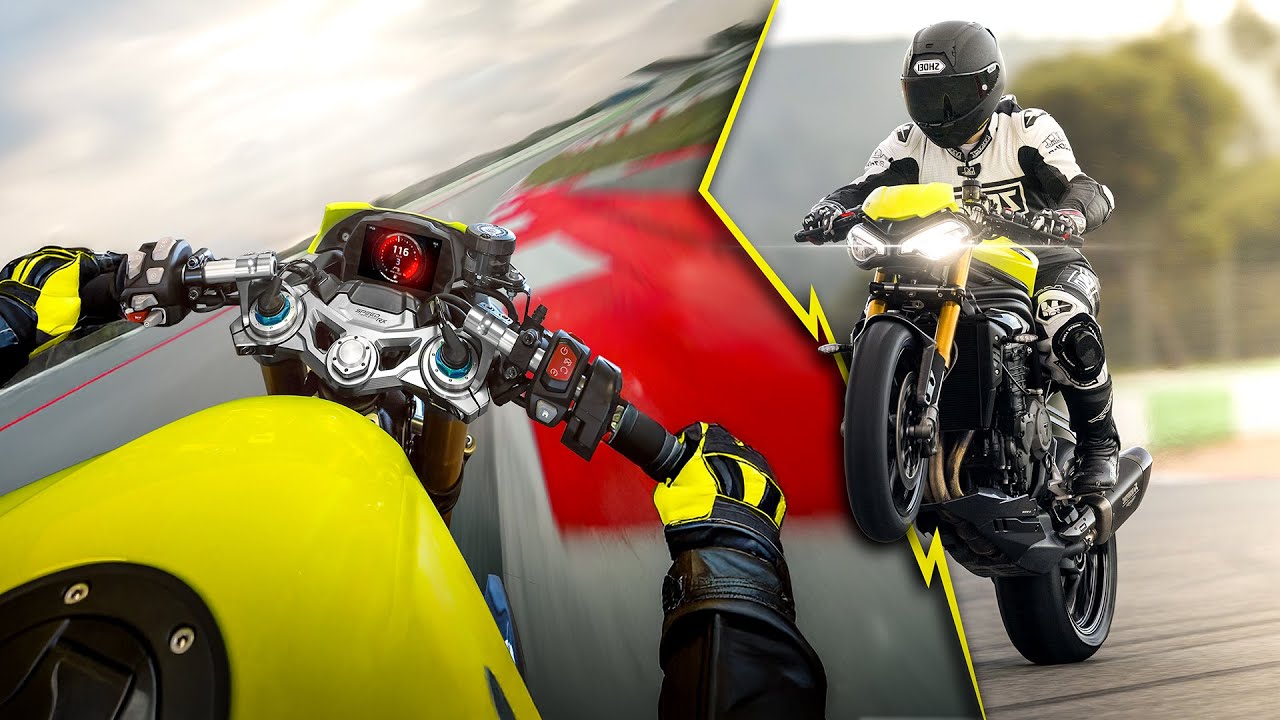 TEST TRIUMPH SPEED TRIPLE 1200 RX À PORTIMÃO ! 🇵🇹🔥