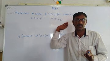 class 8 Algebraic Expressions explained in Telugu Exercise - 11.2