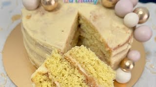 Tarta Naked Cake De Vainilla , Deliciosa Y Fácil