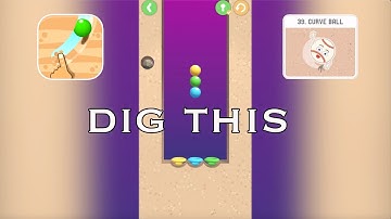 Dig This! Chapter 39 CURVE BALL - Level 39-1 to 39-20 Walkthrough (Free Solutions)