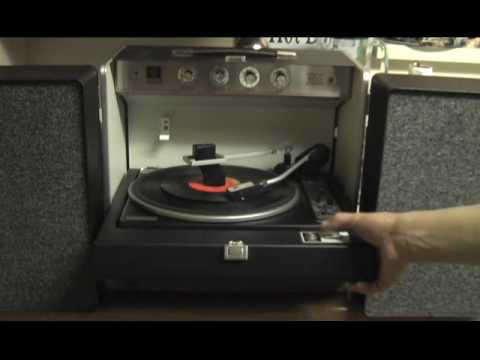 GE Trimline 500 Record Player - YouTube