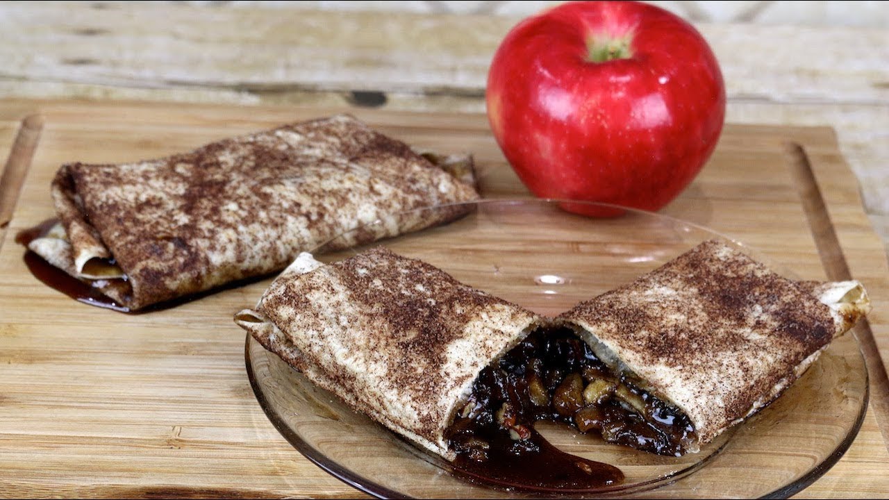 Homemade Apple Burritos YouTube