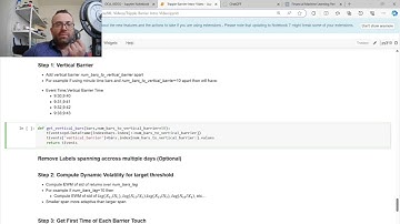 ML for Algotrading Pt 1: Intro to Labeling Financial Data with Tripple Barrier Method