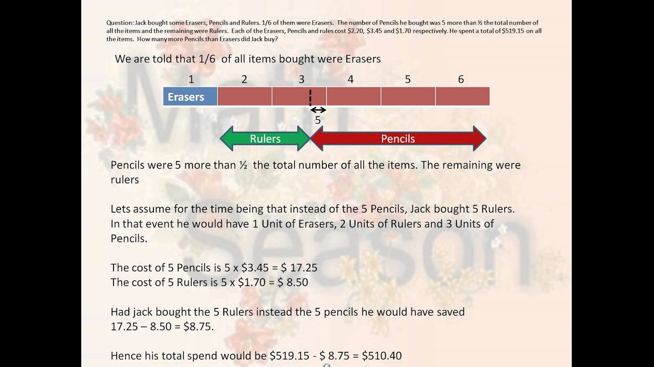 Solve Fraction Word Problems Video Lessons Examples And Solutions