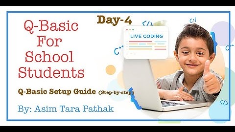 Day-4 | Q basic Algorithm and Flowchart Fun in Nepali | Learn Qbasic Course with Game