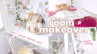 Aesthetic Room Makeover 🌷 DIY Loft-Bed + Materials + desk set up // PH