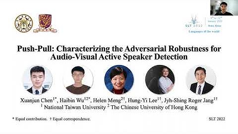 Push-Pull: Characterizing the Adversarial Robustness for Audio-Visual Active Speaker Detection