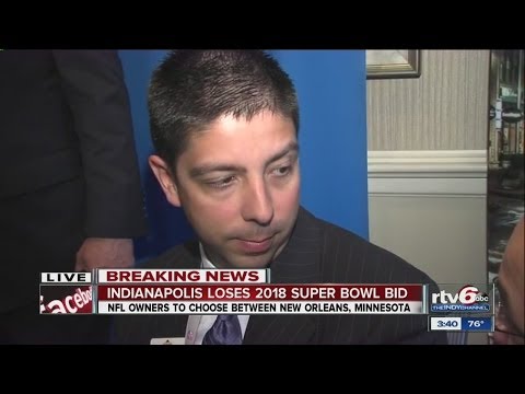 RTV6's Rafael Sanchez interviews Rafael Sanchez, Indy Super Bowl Bid Committee secretary