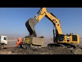 Cat 6015B Excavator Loading Trucks - Sotiriadis SA