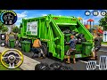 Garbage Truck Simulator 3D Gameplay Real City Trash 