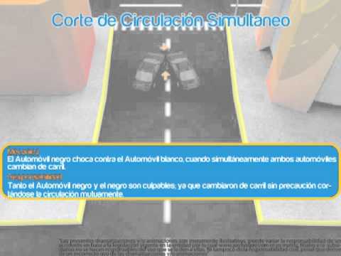 CHOQUE POR CORTE DE CIRCULACIÓN SIMULTANEO seguro social