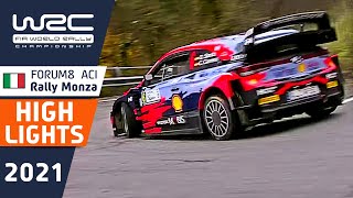 WRC Rally Highlights Day 1 Morning : WRC FORUM8 ACI Rally Monza 2021
