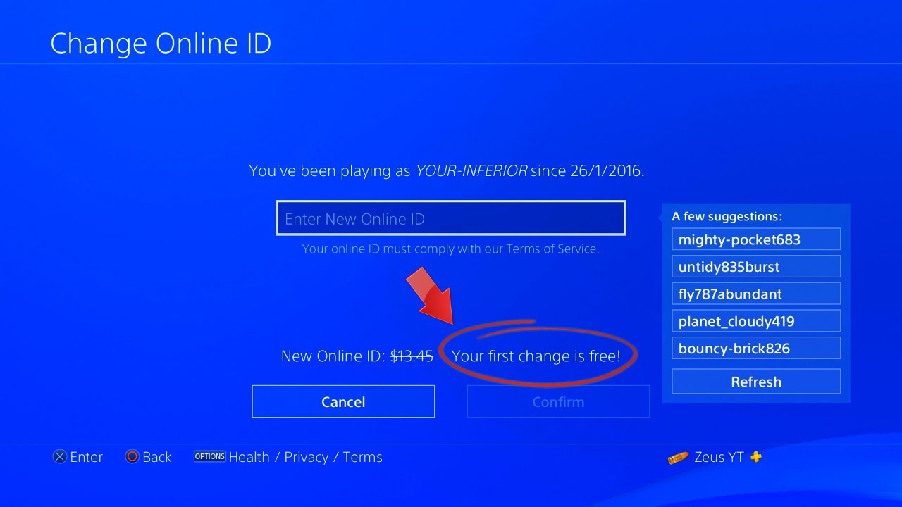 How to Change your PSN for FREE! (PlayStation Online ID Change) - YouTube