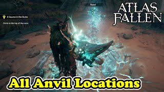 Atlas Fallen All Anvil Locations (Atlas Fallen Forgemaster)