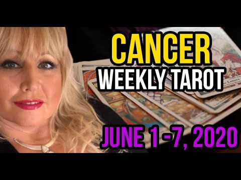 Cancer Weekly Tarot Card Reading June 1-7, 2020 by Alison Janes