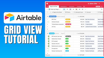 Airtable Grid View Tutorial - How To Use Grid View In Airtable