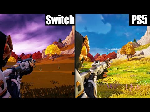 Nintendo Switch vs. PlayStation 5 Comparison | Fortnite Chapter 4