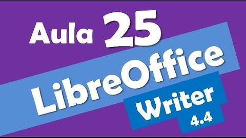 LibreOffice Writer Concursos # 25 - Informática - Versão 4.4 - Editor de Texto