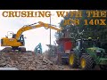 Crushing with the JCB 140X