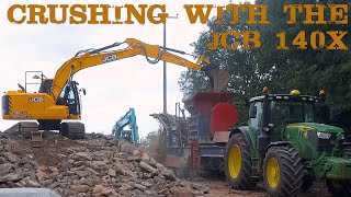 Crushing with the JCB 140X