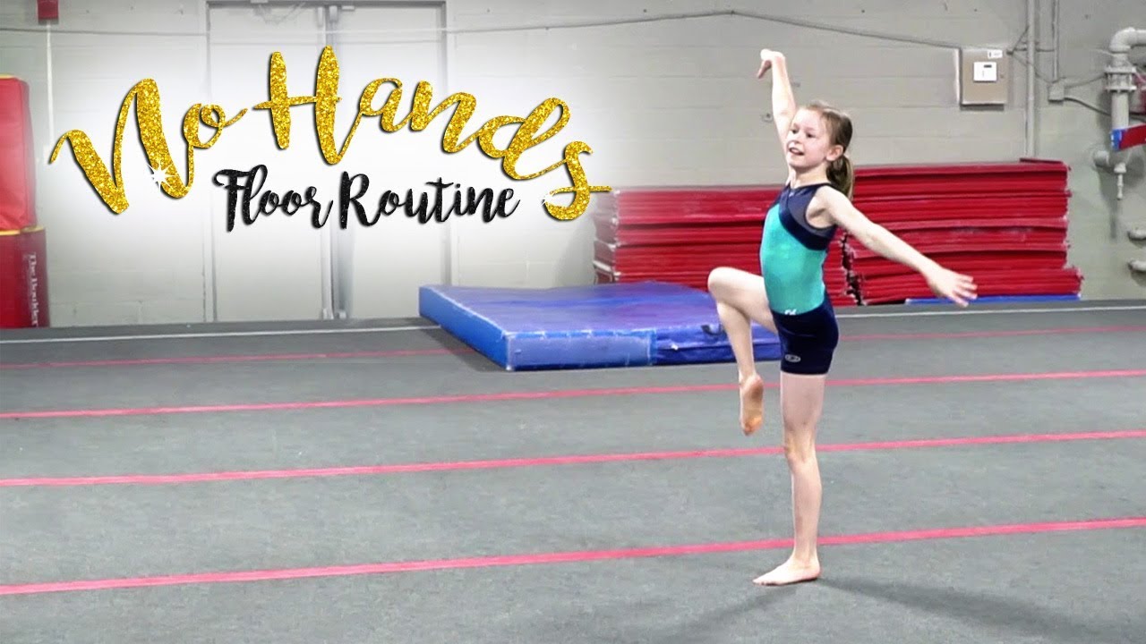 No Hand Routine No Hands Floor Routine | Buttercup SGG - YouTube