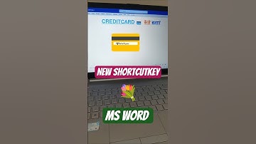 Credit card 💳 Ms Word Shortcut Tricks #shorts #virlshort #computer #tranding #tricks#word#symbol