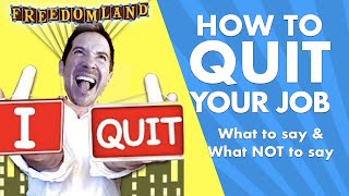 How to Quit Your Job | What to Say When You Quit Your Job | Communication Skills Training Videos