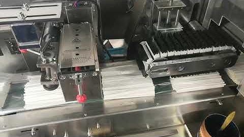 7mm paper straw multiple automatic wrapping machine with hanging hole