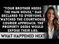 At Family Dinner, They Split Up My Estate—Then The Judge Called Everyone In