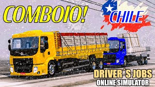 PIOR COMBOIO dos YOUTUBERS no Driver Jobs Online Simulator! @gqgames , @machineplaysBR , @NASAJOGA