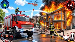 FireFighter Rescue Simulator 3D Game - US Emergency 911 Fire Truck Driving - Android GamePlay  screenshot 1