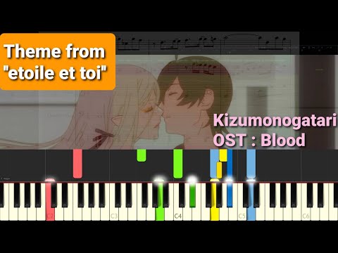 Kizumonogatari Ost Blood Theme From Etoile Et Toi Youtube