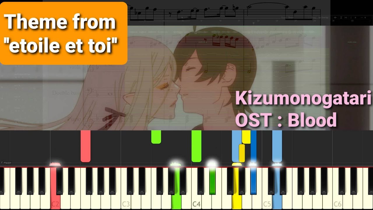 Kizumonogatari Ost Blood Theme From Etoile Et Toi Youtube