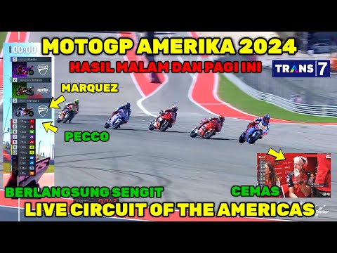 TERKINI🔴FP1 FP2 MOTOGP AMERIKA 2024, BERITA MOTOGP HARI INI,MOTOGP HARI INI,MARC MARQUEZ P3 PECCO P4