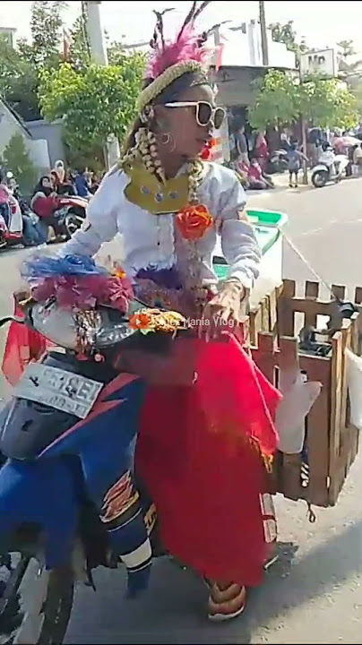 VIRAL# NYI BLORONG ALIAS SI PENJUAL GORENGAN ASAL CARUBAN || DI ACARA HUT RI KE 78 TAHUN #shorts