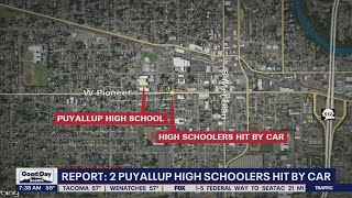 Report: 2 Puyallup high schoolers hit by car | FOX 13 Seattle