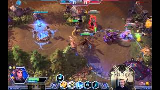 Heroes of the Storm alpha- Tyrande gameplay - Owl snipe 1
