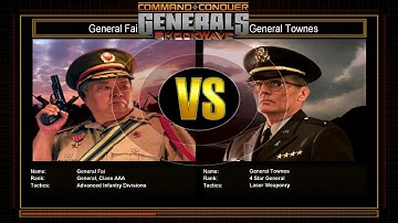Infantry General Challenge 4 (VS Laser) | Hard Difficulty | Command and Conquer Generals Shockwave