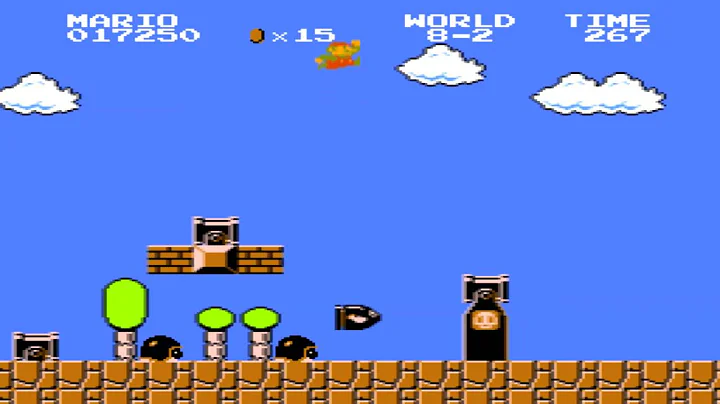 Super Mario Bros (NES) Level 8-2